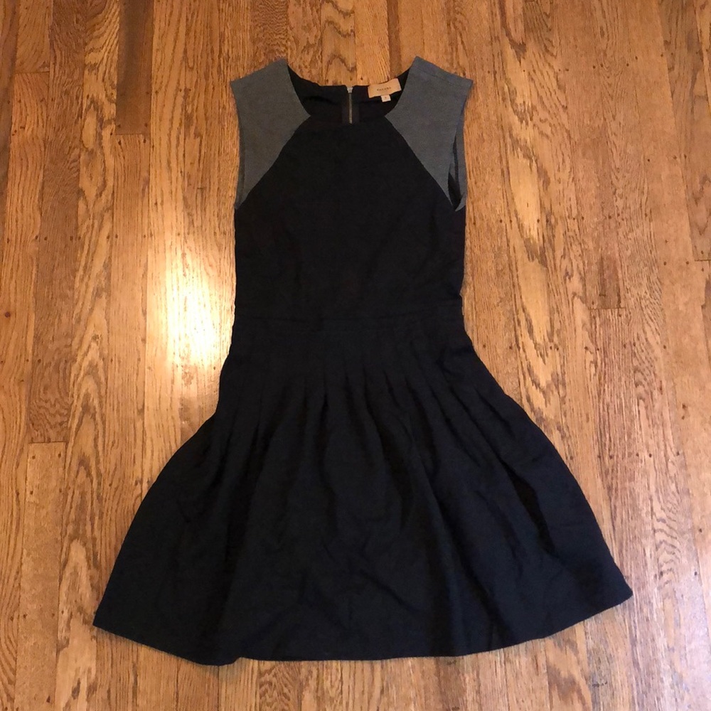 Kachel dress.Size 2.Black&grey. From Anthropologie